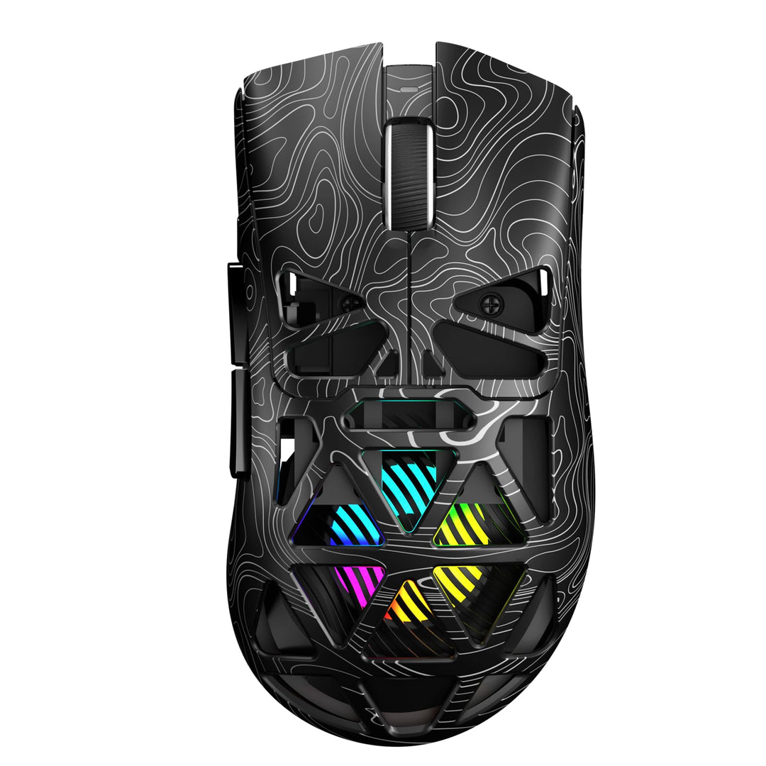 AULA SC620 Kabellose Gaming Maus,BT5.0/2.4G/USB-C,mit PixArt PAW3311-Sensor,12000DPI,8KHz,Feuertaste
