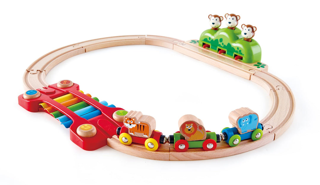 Hape E3825 Kleines Tier-Eisenbahnset