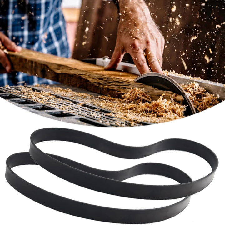 2 Stück 8-Zoll Bandsägen Gummiband, Rutschfester Holzbearbeitung Bandsäge Gummireifen Ersatzteile Sc