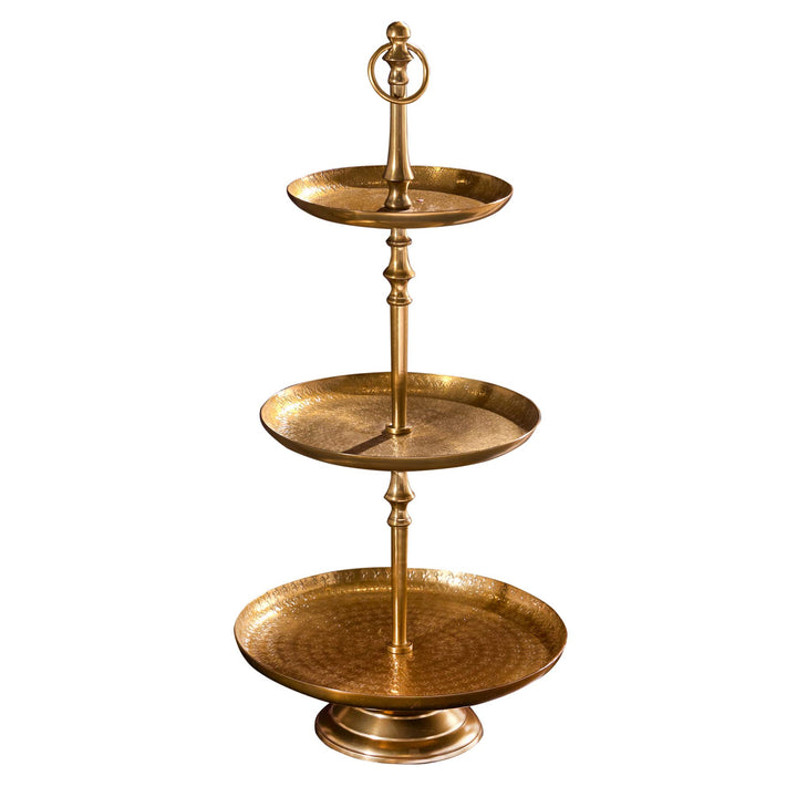 Etagere ORIENT - 65cm - gold - Metall-Aluminium-Legierung Unikat 65 cm, 65 cm