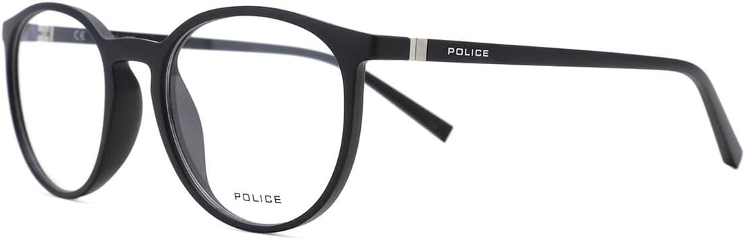 Police Unisex Sunglasses, 50 Semi Matte Black
