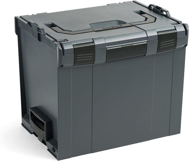 Bosch Sortimo L-BOXX 374 Grösse 4 anthrazit | mit Einhängeeinsatz schwarz | Transportsystem Werkzeug