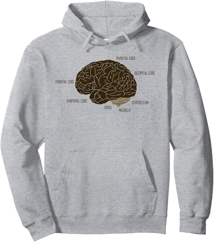 Gehirn Brain Anatomie Tee I Gehirnjogging Neurologie Pullover Hoodie