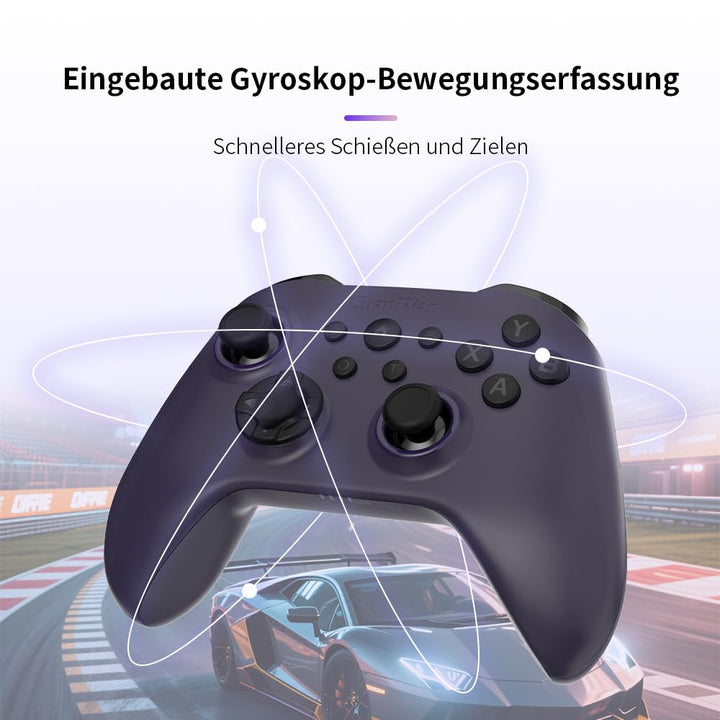 ShanWan PC-Controller, kompatibel mit Switch 1, Switch 2, Android, iPhone, Steam, Bluetooth-Controll