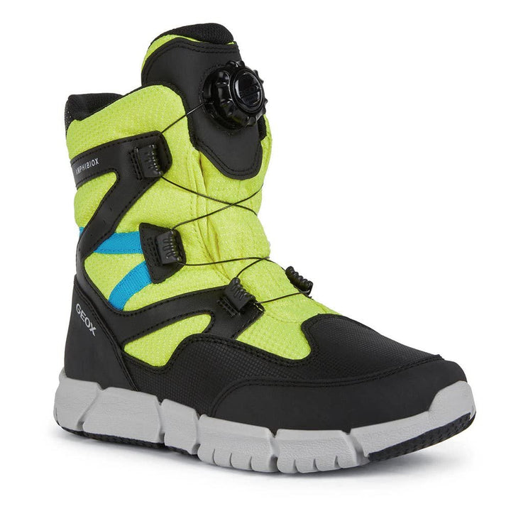 Geox Jungen J Flexyper Boy B Abx J949xa0me32Chukka Boot 37 EU Fluo Yellow Black, 37 EU Fluo Yellow B
