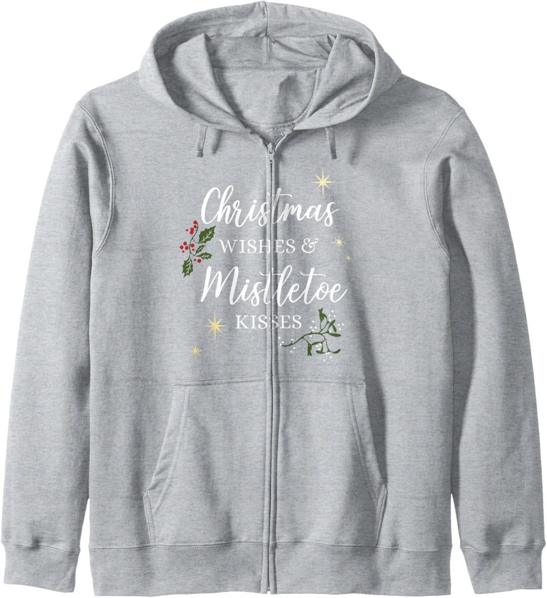 Chirstmas Wishes &amp; Mistletoe Kisses Kapuzenjacke
