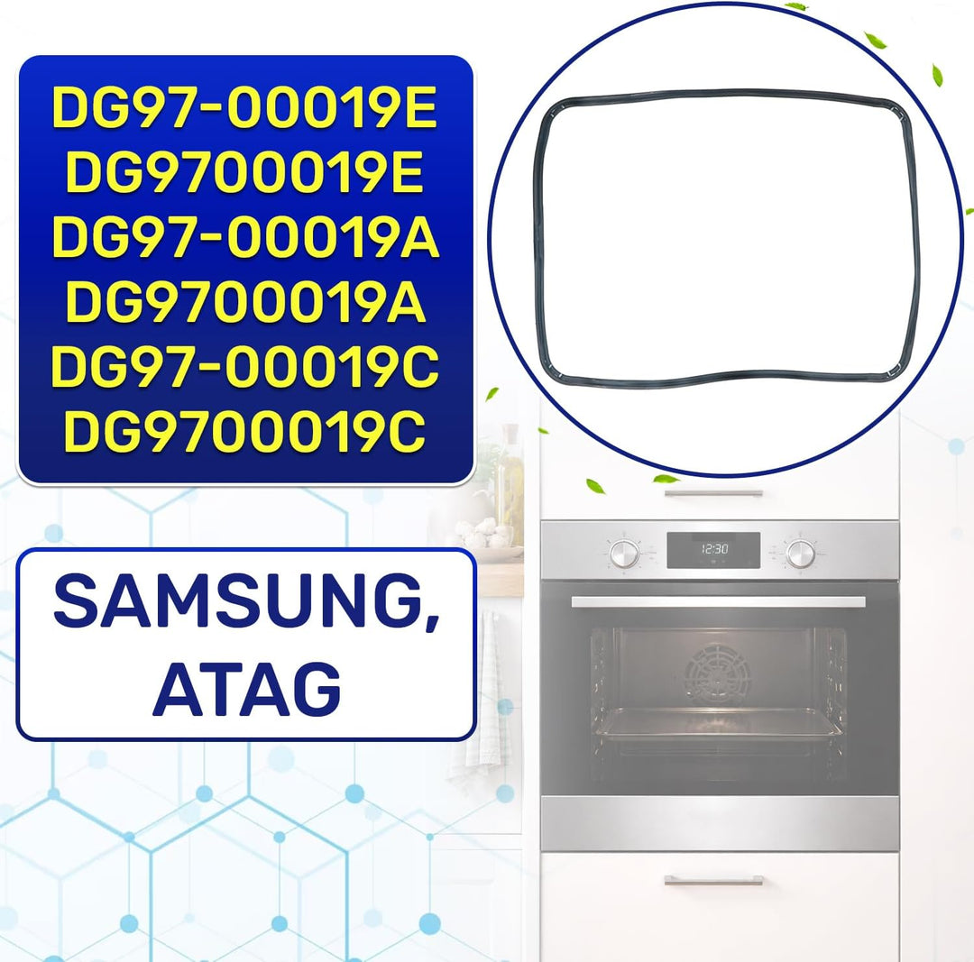 Backofen Dichtung 460x360 mm mit 8 Haken mit dem Originalcode DG97-00019E DG97-00019A DG97-00019C fü