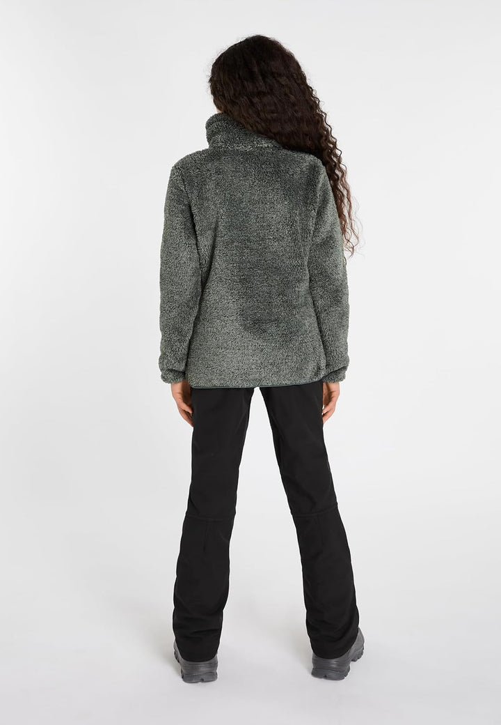 Protest Mädchen Oberteil Mit Durchgehendem Reissverschluss Riri JR 140 Misty Green, 140 Misty Green