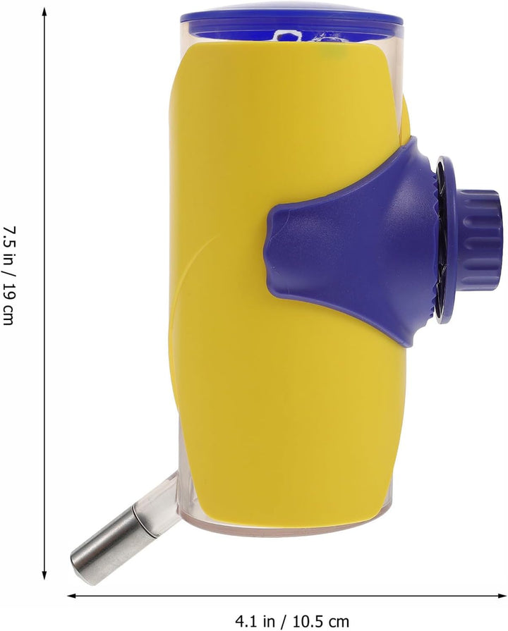 Hunde Wasserspender Haustiertränke aus Kunststoff Gelb, Reisetrinkflasche