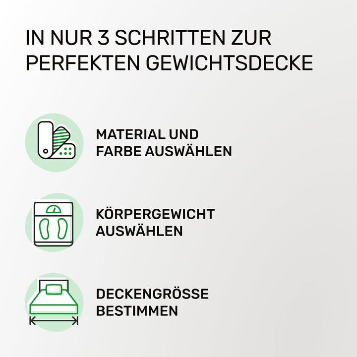 Dailydream Gewichtsdecke 135x200cm, 7,5 kg, Fleece, Weiss Weiss 135x200cm|7,5kg, Weiss 135x200cm|7,5
