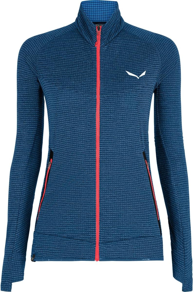 SALEWA Damen PEDROC PL R W FZ Fleecejacken 36 Navy Blazer Melange/6080, 36 Navy Blazer Melange/6080