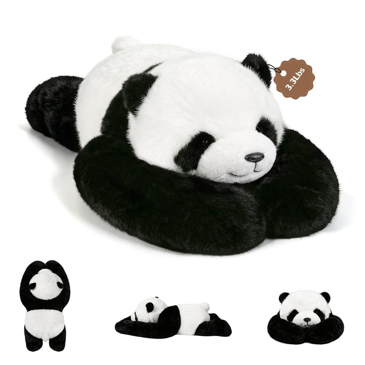Gewichtstiere Kuscheltier Panda 1.5kg gross Gewichtskuscheltier Erwachsene Kawaii Plüschtiere Weiche