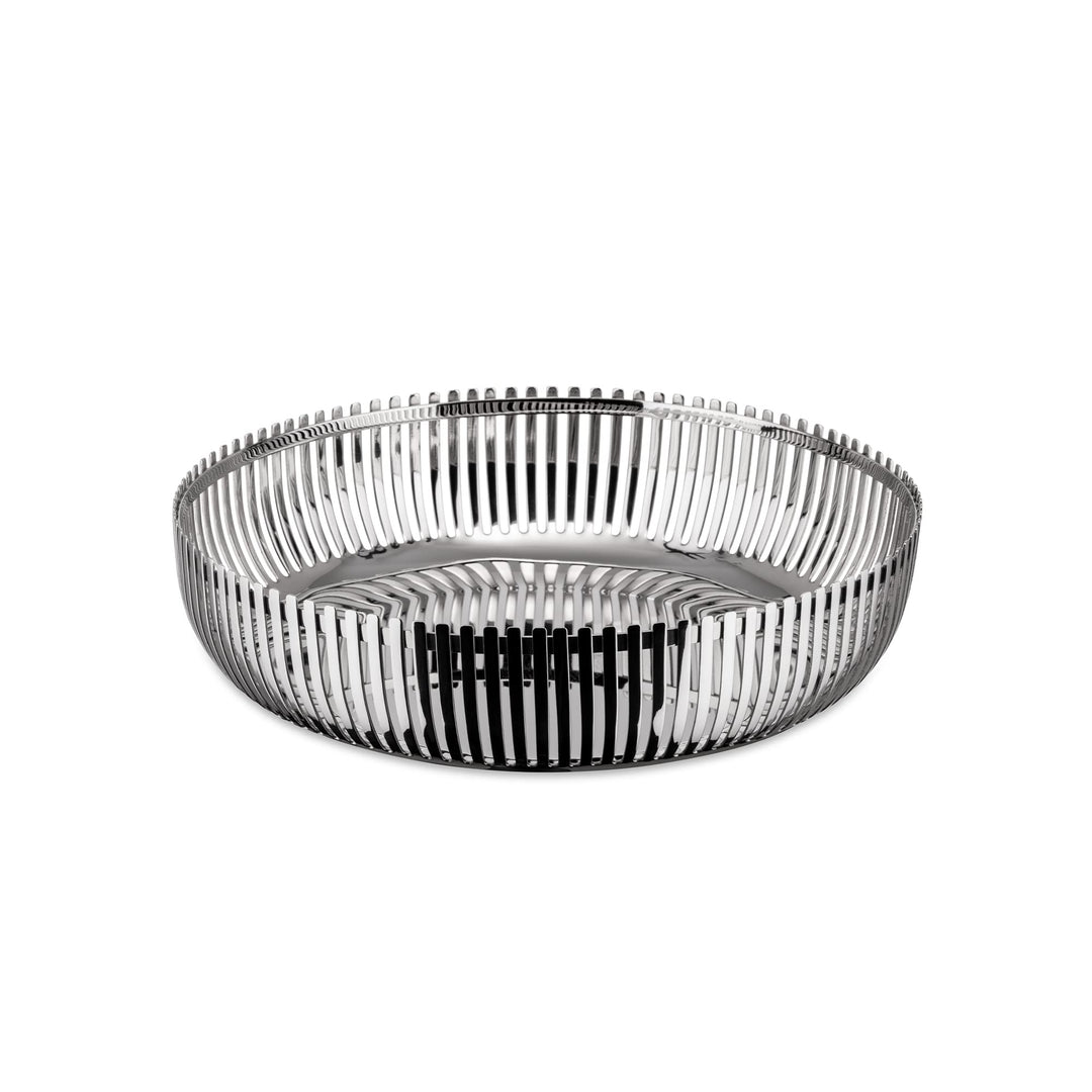 Alessi PCH02/20 - Design Perforierter Küchenkorb, 18/10 Glänzender Edelstahl, 20 cm Ø 20 cm, H 5 cm,