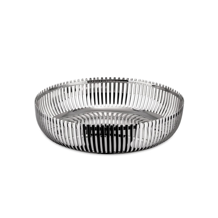 Alessi PCH02/20 - Design Perforierter Küchenkorb, 18/10 Glänzender Edelstahl, 20 cm Ø 20 cm, H 5 cm,
