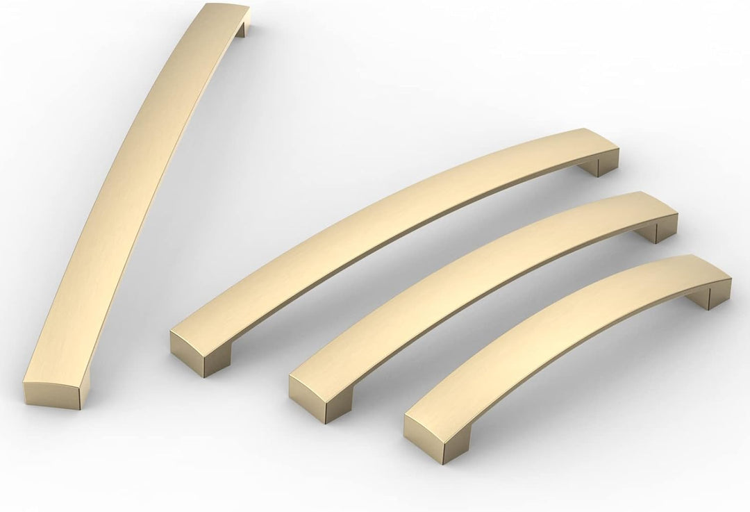 FURNIWARE 10 Stück Möbelgriff, Bohrlochabstand 192mm Stangengriff, Cabinet Arch Pull Küchengriff, fü