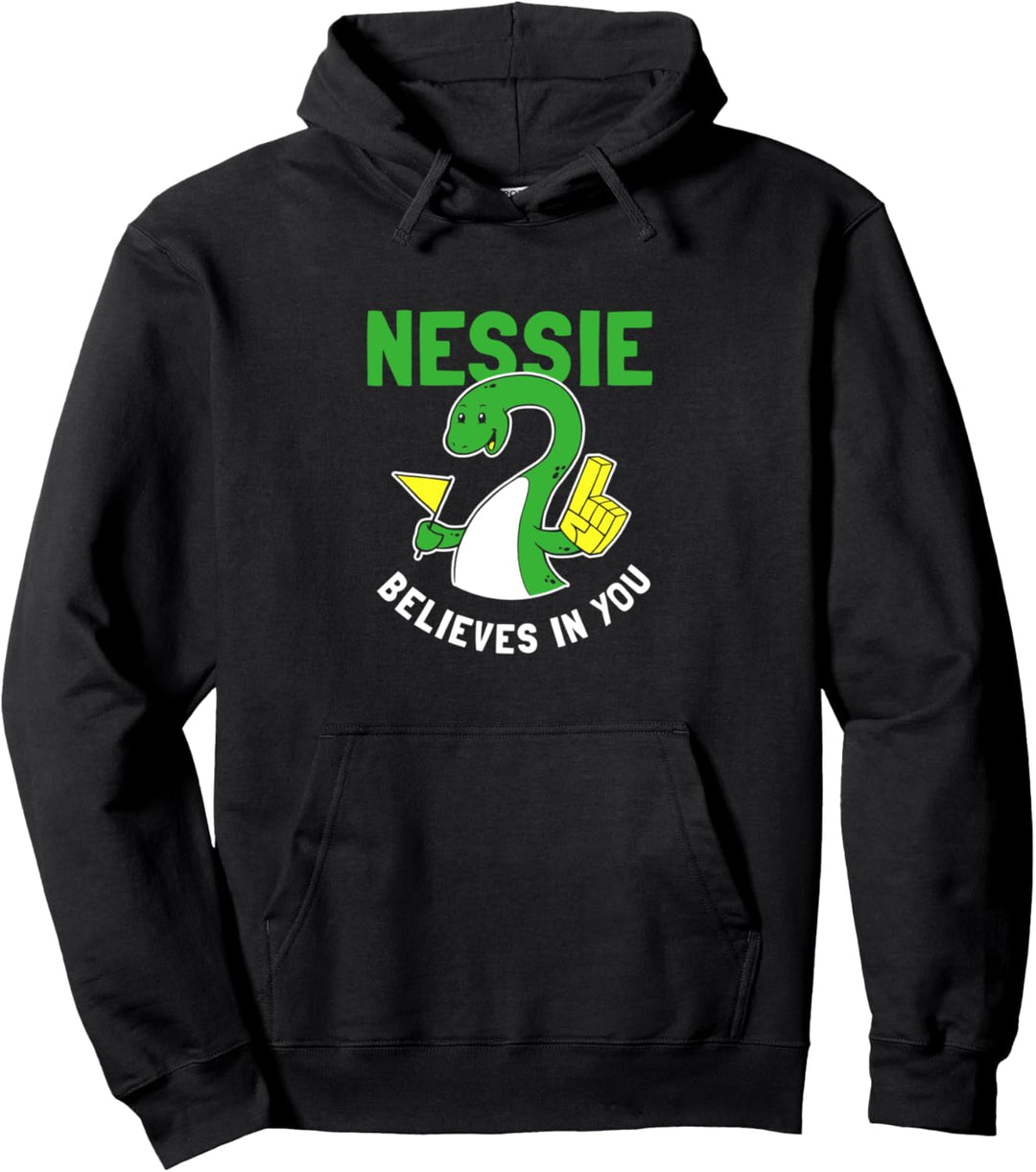Nessie glaubt an Sie - Loch Ness Monster Lustig Pullover Hoodie