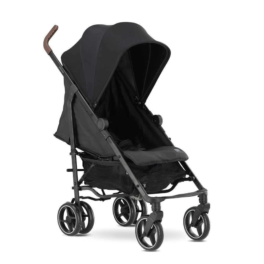 Deryan Bobbie Kinderwagen, Liegebuggy, Sportwagen, Leicht - 8,5kg, Drehbare Vorderräder, Verstellbar