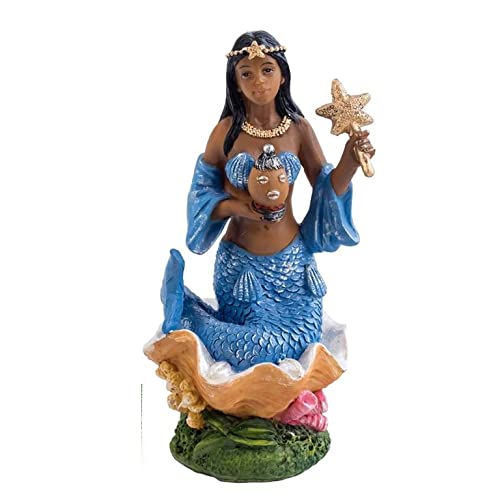 DRW Yemaya Figur mit Stern, Kunstharz, 17 cm