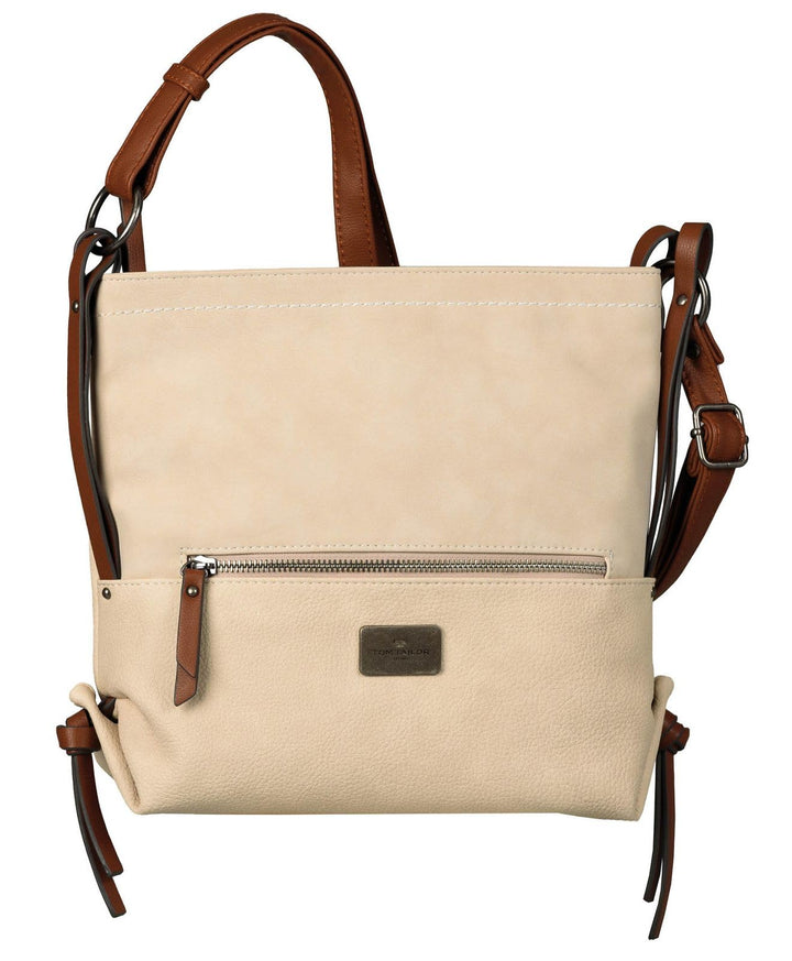 TOM TAILOR bags Elin Damen Umhängetasche Crossbody Bag 28,5 x 9 x 26 Off White, 28,5 x 9 x 26 Off Wh