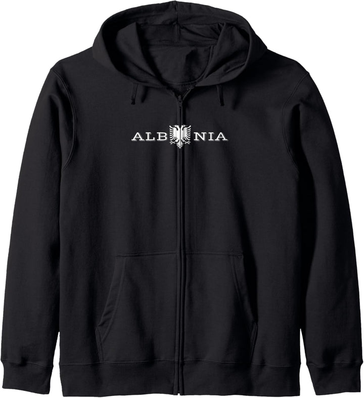 Albanien Adler Logo Kosovo Geschenk für Albaner und Kosovo Kapuzenjacke