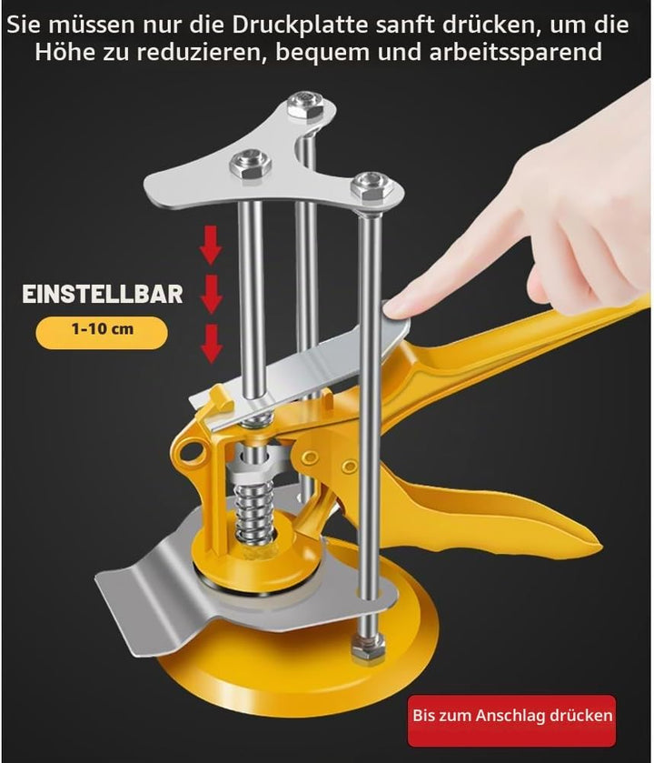 Geoyien Höhenversteller für Fliesen, Präzisions-Locator, Handheld Jack, robust und langlebig, geeign