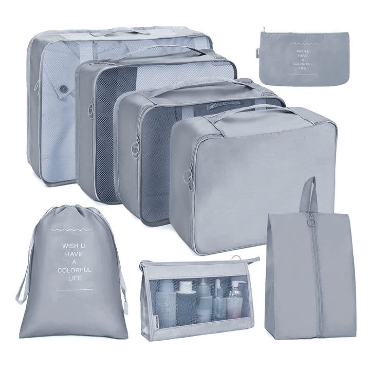 OSDUE Koffer Organizer Set 8-teilig, Packing Cubes, Wasserdichte Reise Kleidertaschen, Packtaschen f