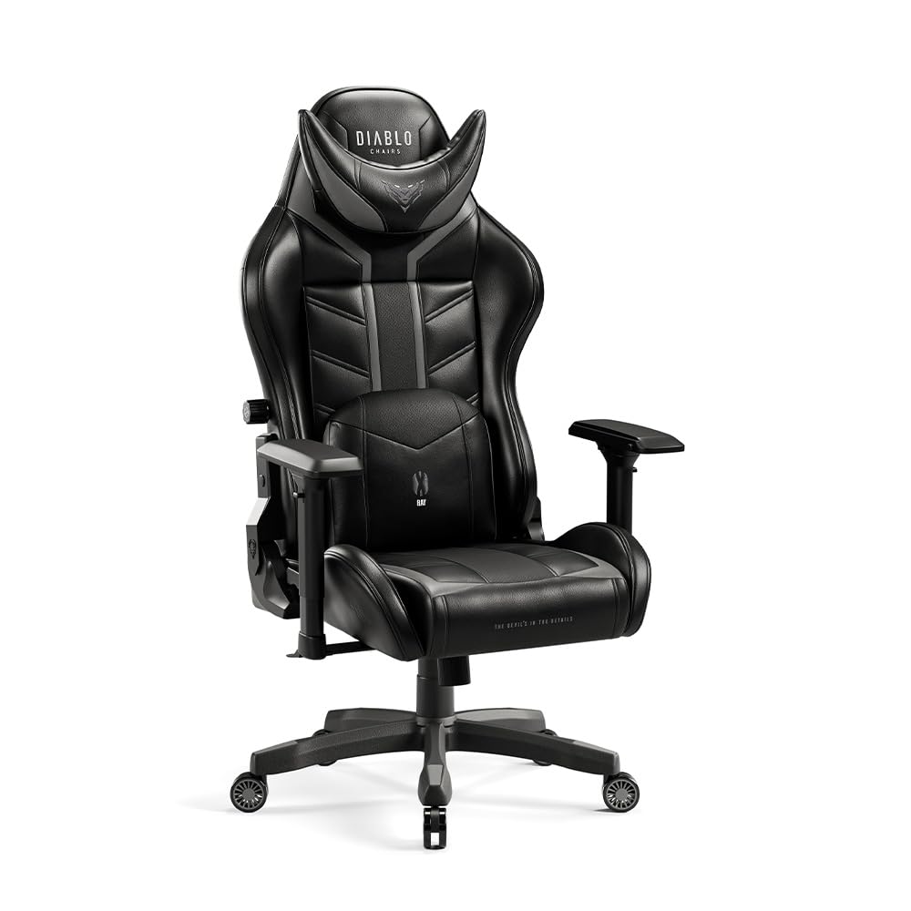 Diablo X-Ray Gaming Stuhl Bürostuhl Gamer Chair Schreibtischstuhl 4D Armlehnen Ergonomisches Design
