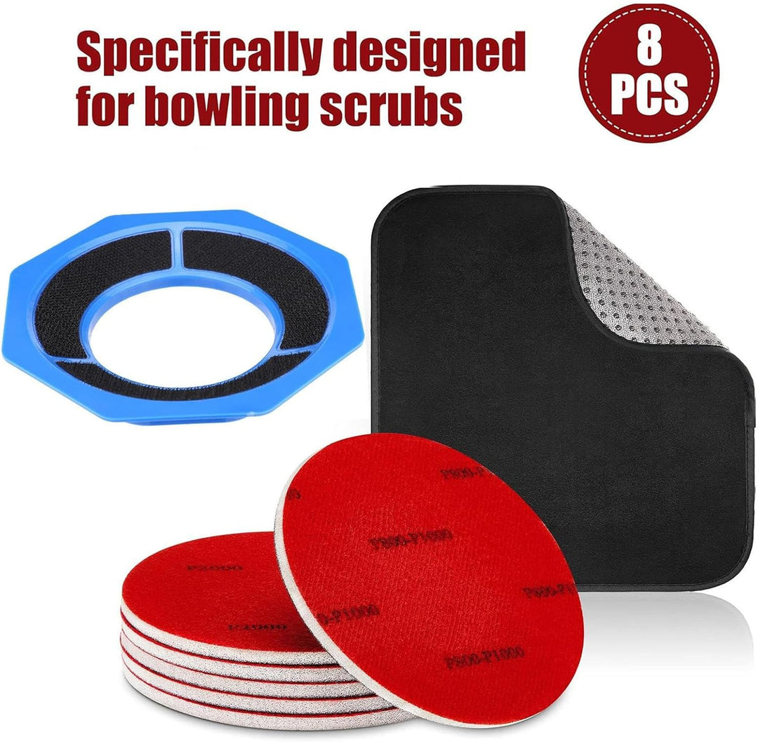 Bowling Ball Polishing Kit – wiederverwendbar, professionell, Zubehör, Bowling-Reiniger mit Material
