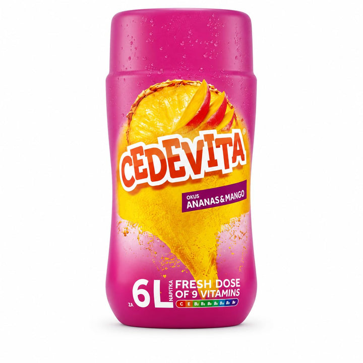 Cedevita Vitamin Drink Pineapple Mango Flavored Powder, 455 g, 1 Stück