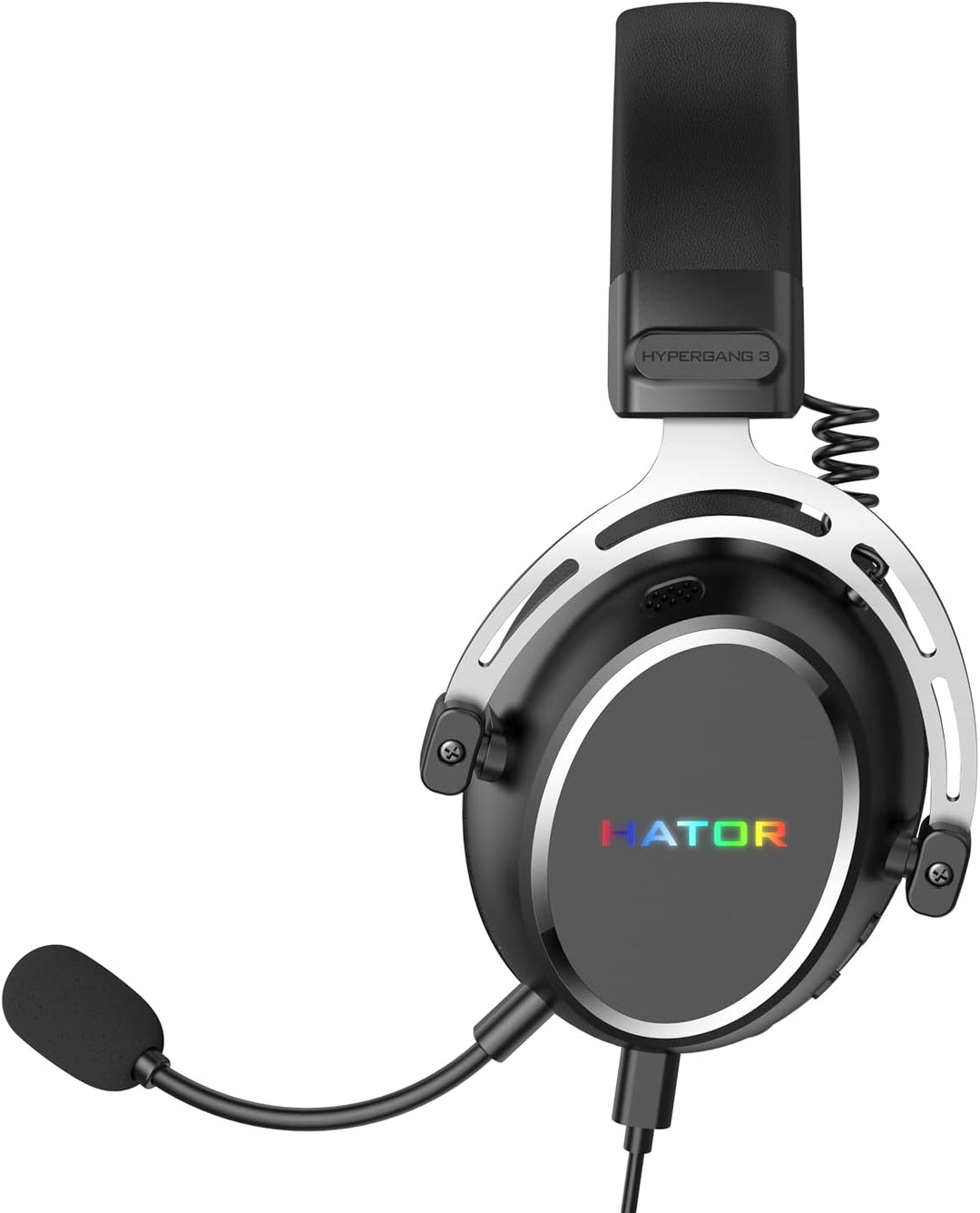 HATOR Hypergang 3 USB Gaming-Headset – Hi-Res Audio, 7.1 Surround Sound, 53mm Treiber, Bluetooth, ab