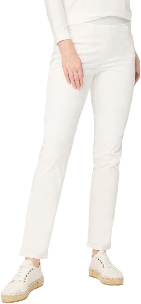 Raphaela by Brax Damen Freizeithose Pamina Fun Super Dynamic Cotton Pigment 31W / 30L Off-white, 31W