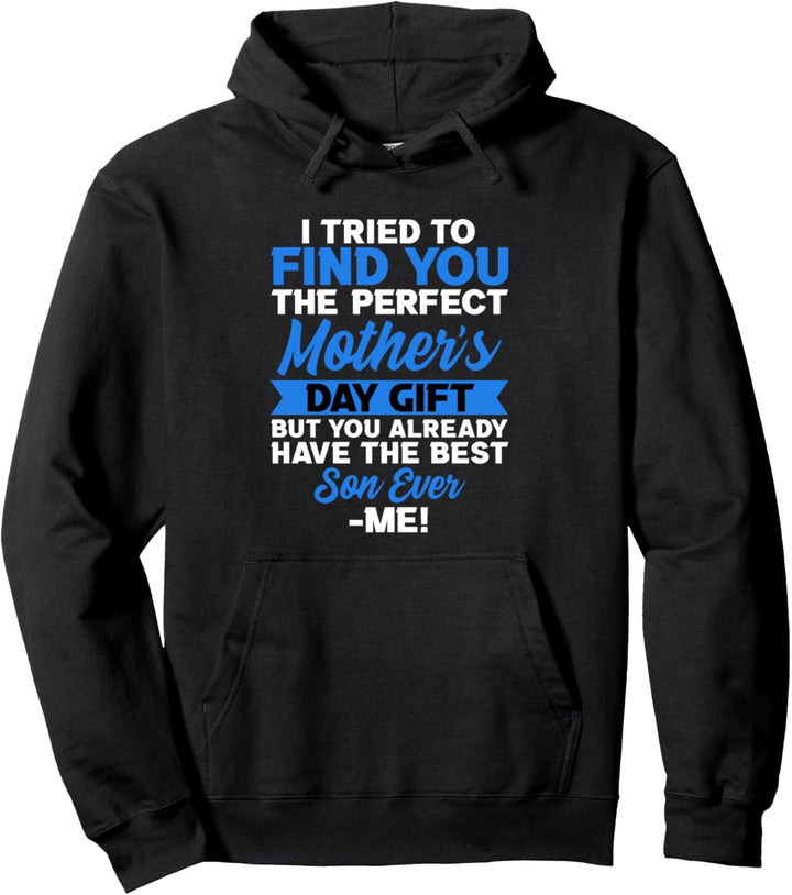 Liebe Mama Lustig Muttertag von Sohn Grafik Neue Mutter Mami Pullover Hoodie