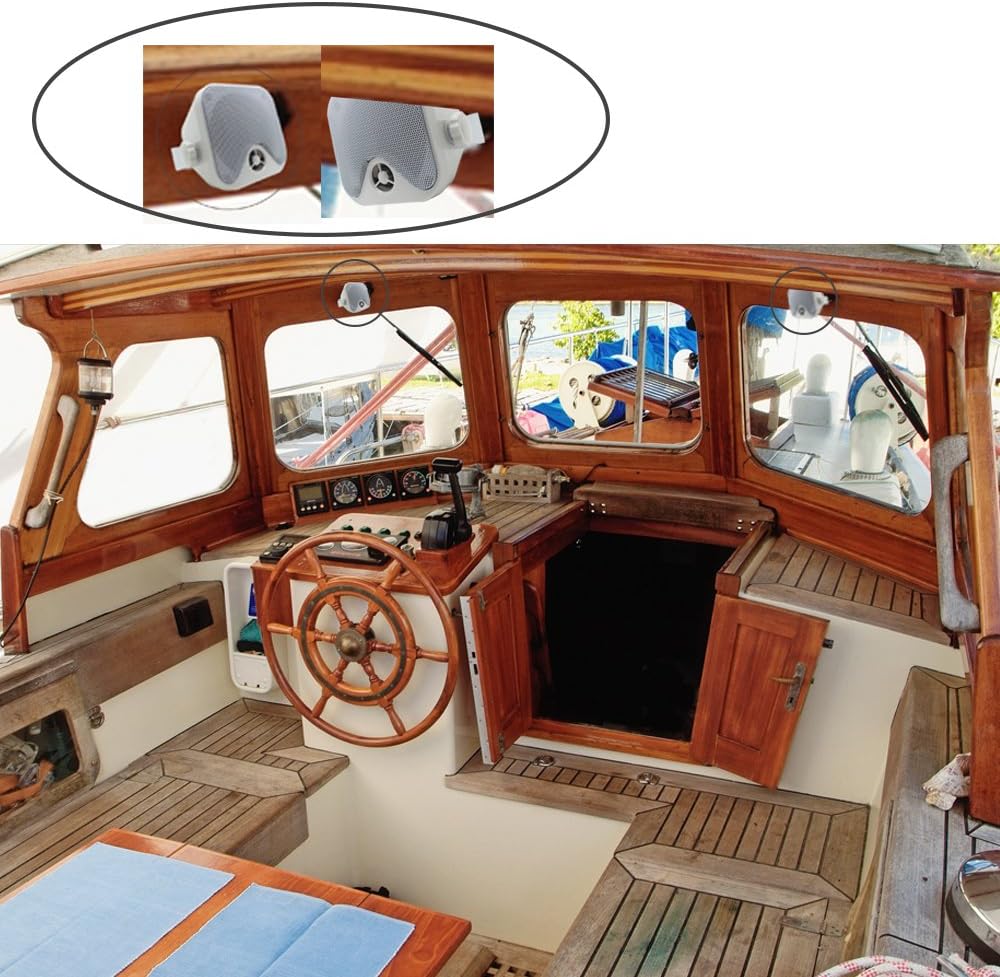 100 W 10,2 cm Mini Marine Lautsprecher Wasserdicht Stereo Audio Lautsprecher System Für ATV UTV Moto