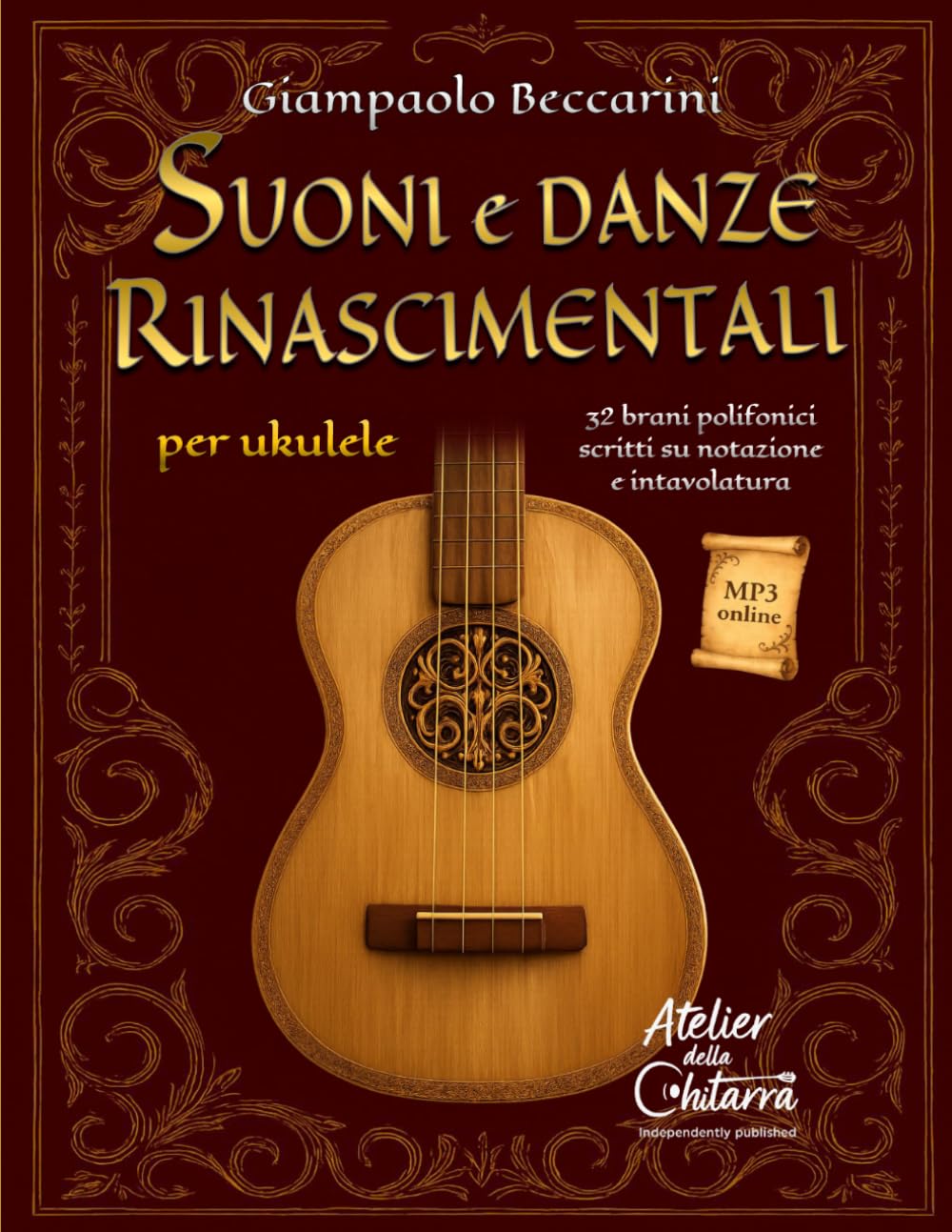 Suoni e danze rinascimentali per ukulele, Taschenbuch
