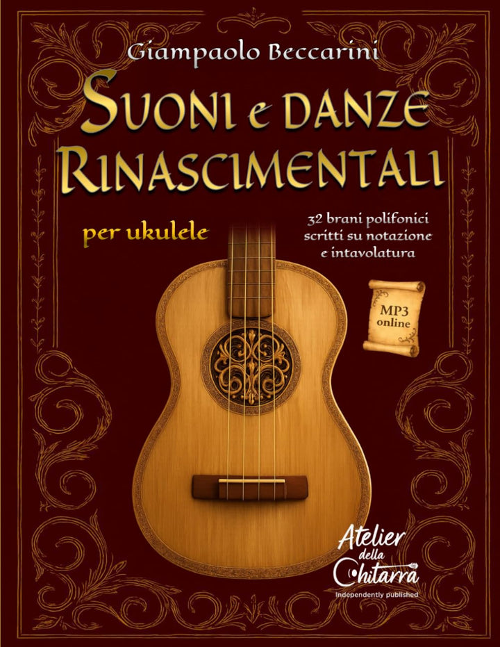 Suoni e danze rinascimentali per ukulele, Taschenbuch