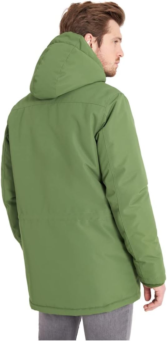 derbe Herren Regenjacke Winter Friese Festholm | Wintermantel | Parker | Hamburg S cactus/off white,