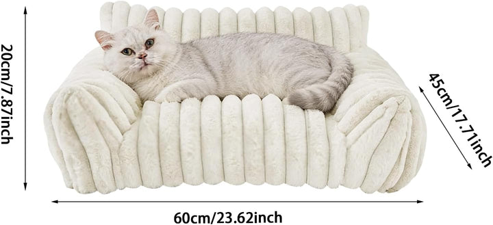 Haustiersofa 60x45cm Kaninchenplüsch Katzenbett &amp; Kleinhundebett, Hundebett | Kaninchenplüsch, PP-Ba