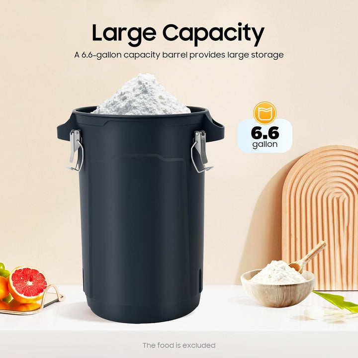 Elektrisch Getreidemühle 1000W mit 5 Sieben Profi Kornmühle 19000 U/min 6.6 Gallonen-Tank &amp; Kühlkörp