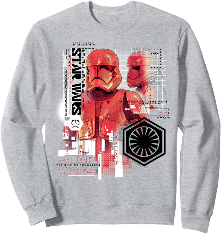 Star Wars: The Rise Of Skywalker Red Sith Schematic Logo Sweatshirt
