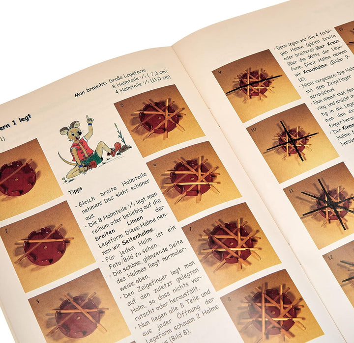 Strohstern-Komplett-Set 3