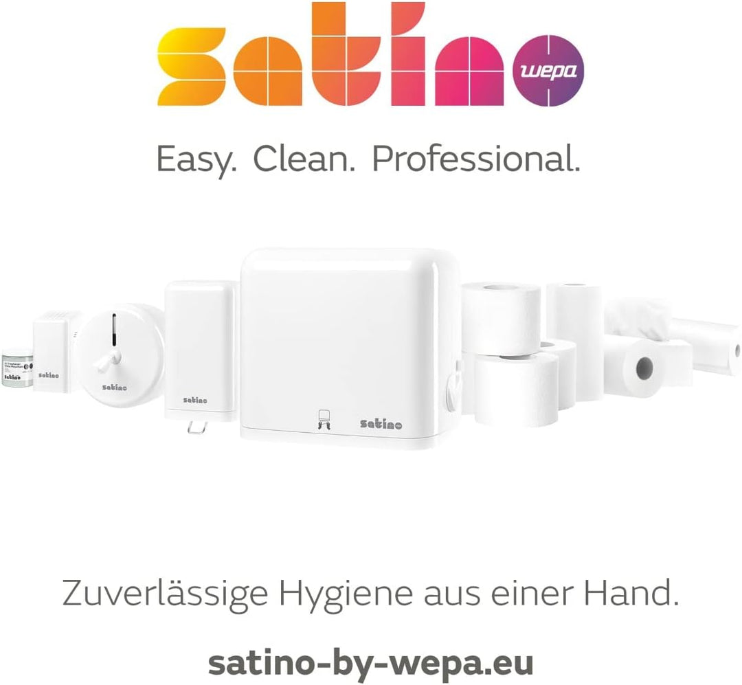 Satino by WEPA Papierspender für Papierhandtücher jeder Falzung I sparsame Einzeltuchentnahme I Kuns