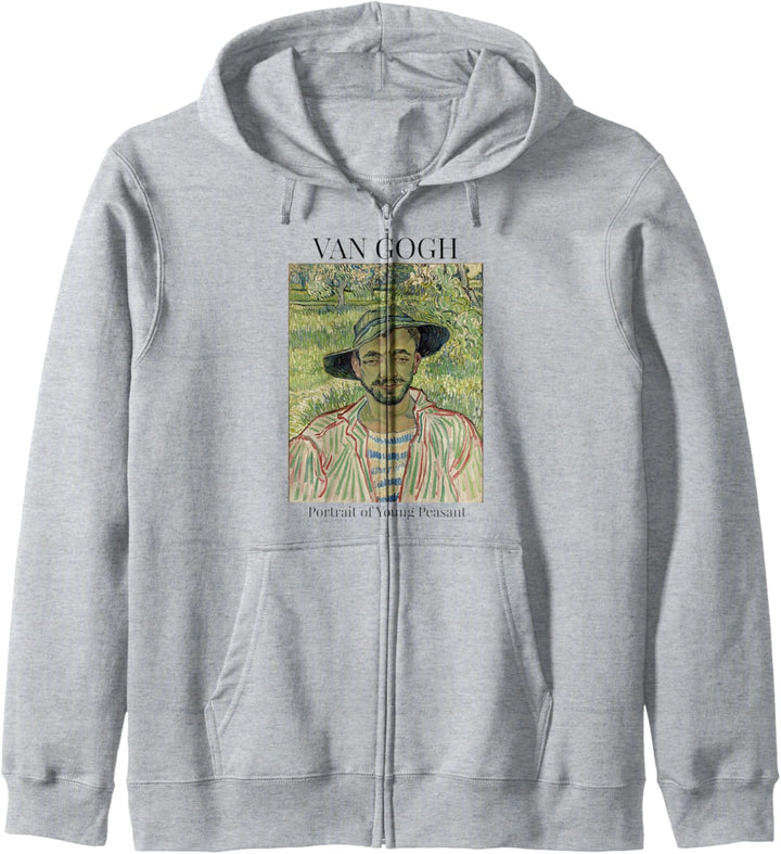 Van Gogh Porträt junger Bauernkunst Vincent Van Gogh Kapuzenjacke