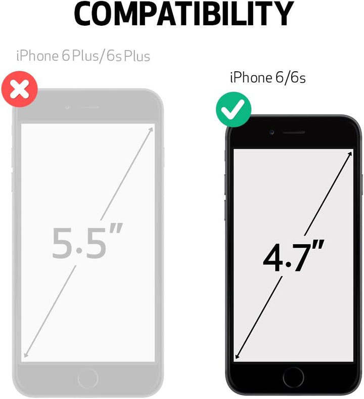 OtterBox Symmetry Series Schutzhülle für iPhone 6/6S (4,7-Zoll-Version), Clear (Clear/Clear), Frustr