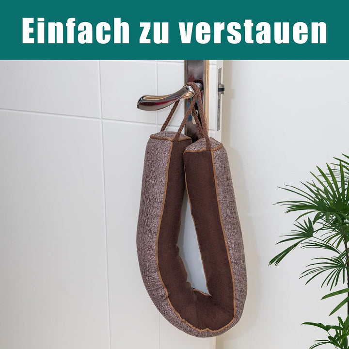 Tier-Tür-Zugluftstopper, Zugluftstopper Unter der Tür – Dreieckig &amp; Gewichtet, Dichtung für Türunter