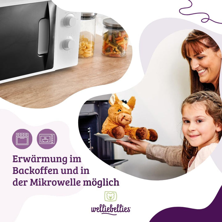 Wärmekuscheltier | gross | Hund | herausnehmbare Bio-Hirse-Füllung | im Ofen oder in der Mikrowelle