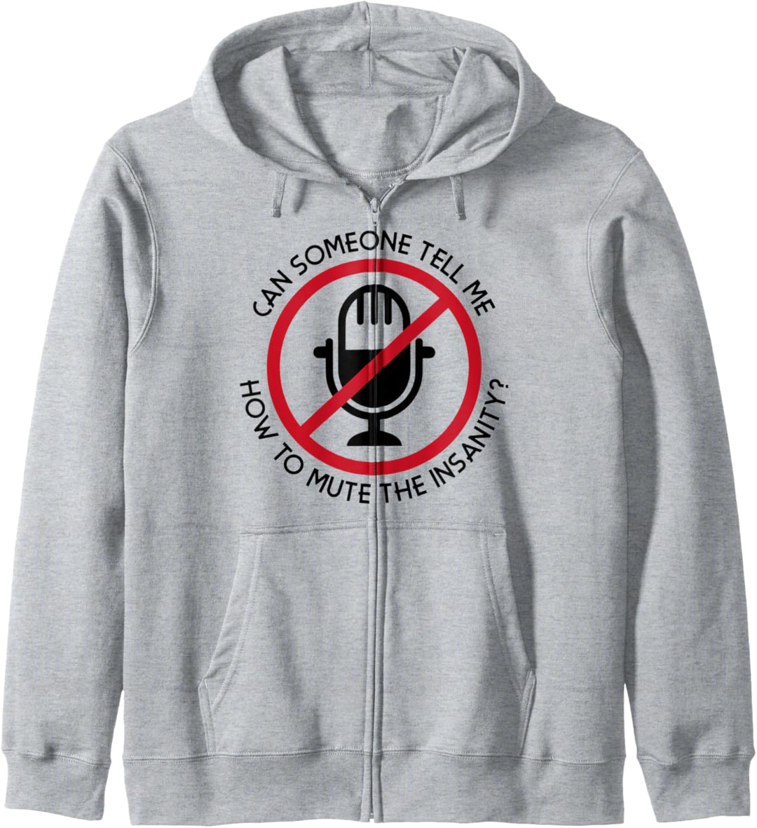 Kann mir jemand sagen, wie ich den Wahnsinn stumm schalten Kapuzenjacke