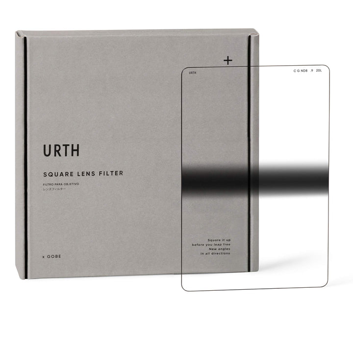 Urth 100 x 150mm Center Grauverlaufsfilter ND8 (3 Stop) GND Filter (Plus+), ND8