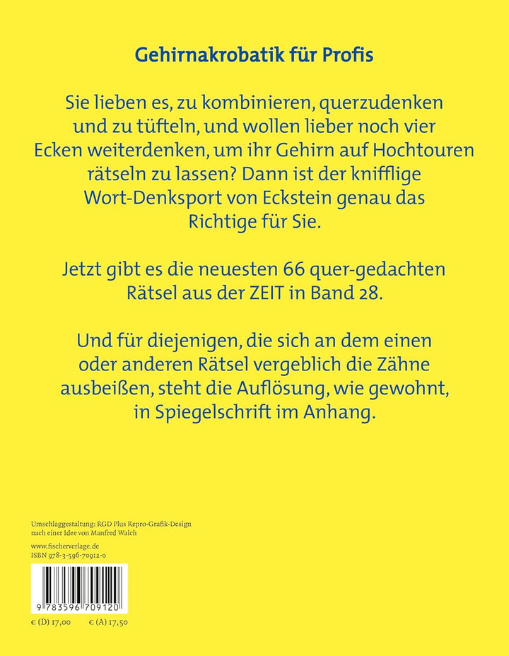 Eckstein - Um die Ecke gedacht 28, Taschenbuch