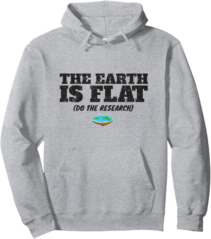 Die Erde ist flach Lustige Forschungsverschwörung Pullover Hoodie
