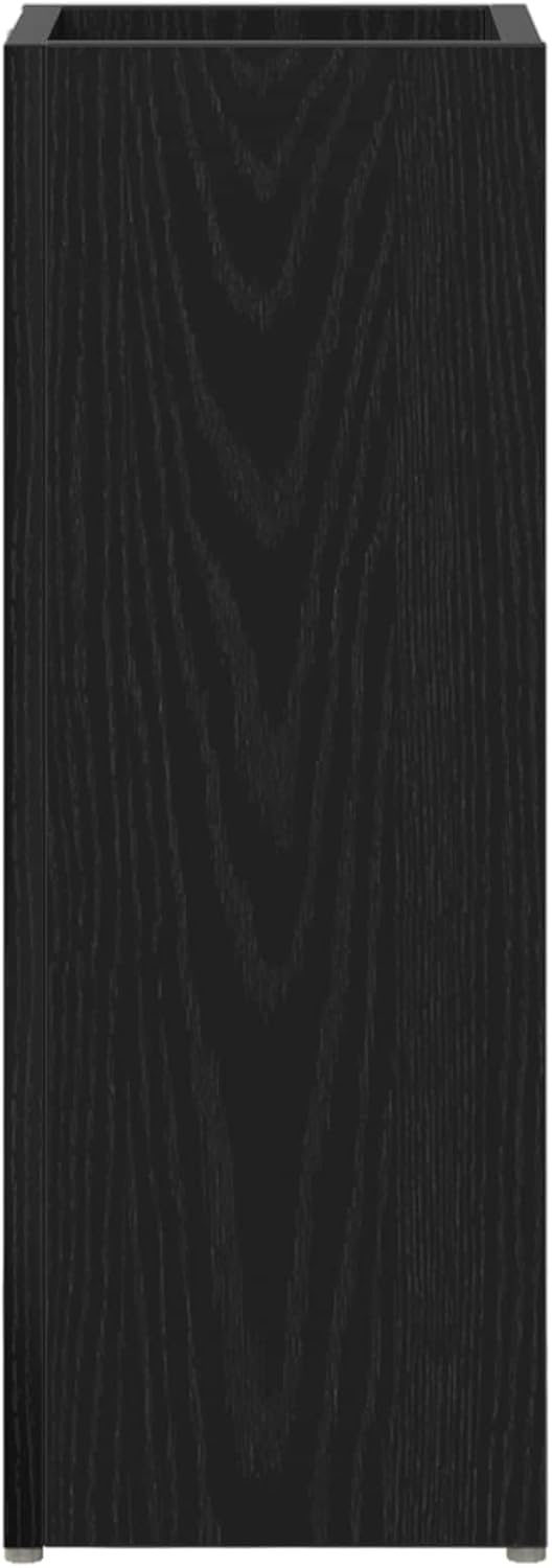 vidaXL Sonnenschirmhalter Schwarz Eichen-Optik 20 x 20 x 55,5 cm, Moderner Schirmständer aus Holzwer
